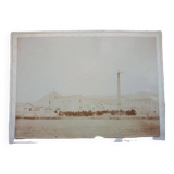 Old photograph. Albumin.1899. View of a factory.France.