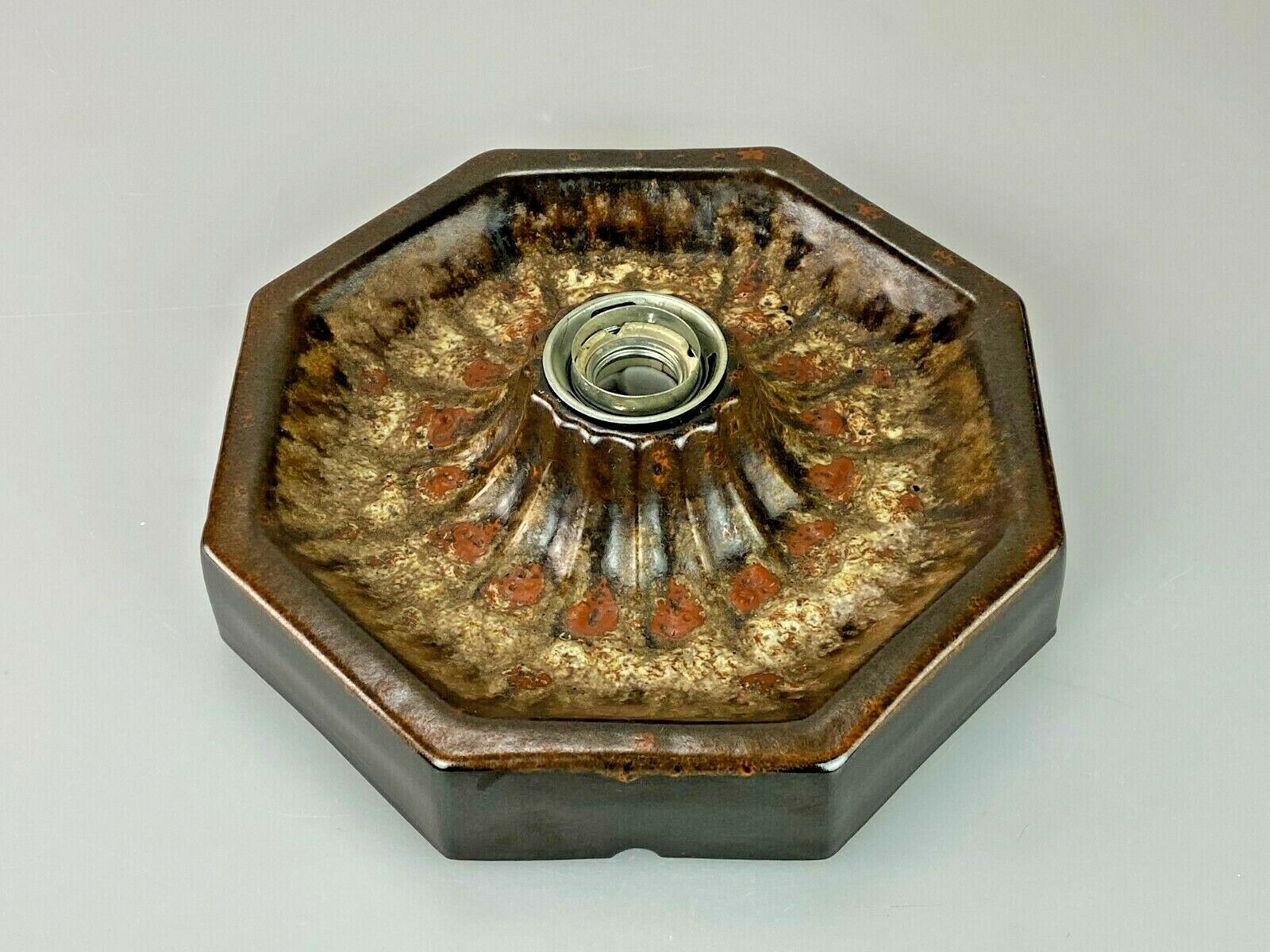 60s 70s Lamp Light Wall Lamp Ceramic Mid Century Space Age 60s 70s