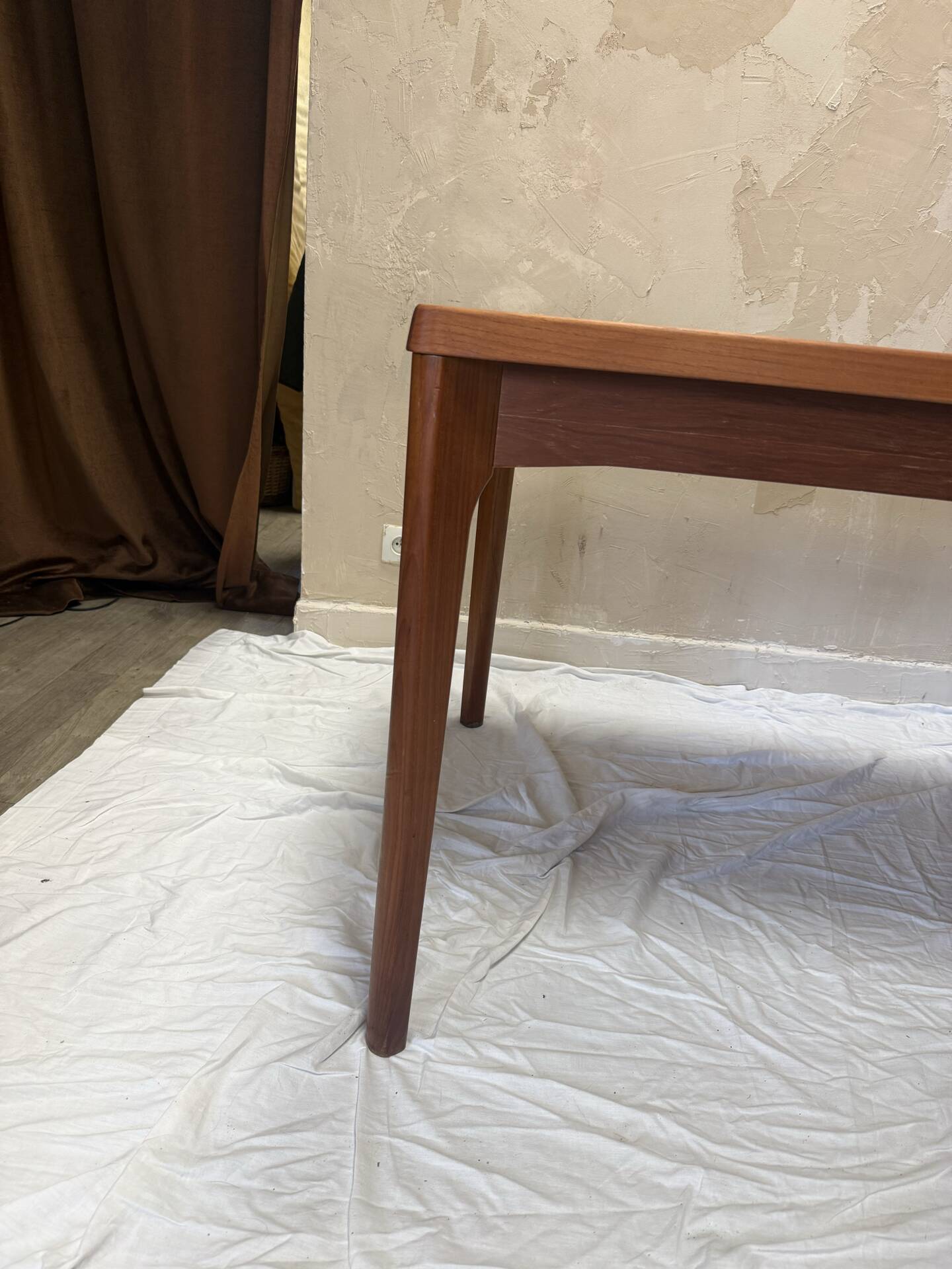 Scandinavian dining table in teak 1970