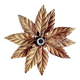 Mid century Florentine gold-plated ceiling light by Hans Kögl, 1960s