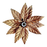 Mid century Florentine gold-plated ceiling light by Hans Kögl, 1960s