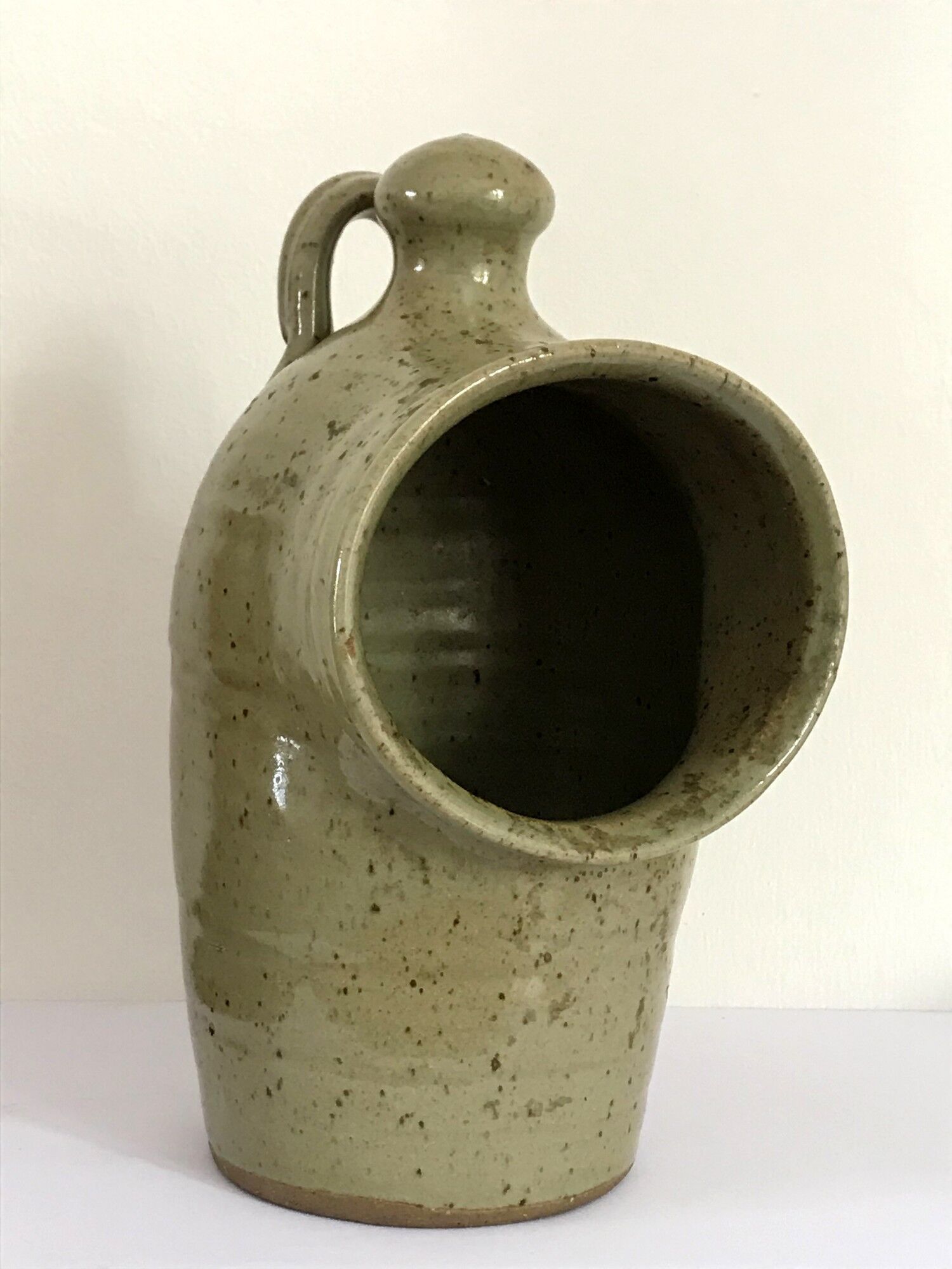 Salt hand in pyrite stoneware 70s