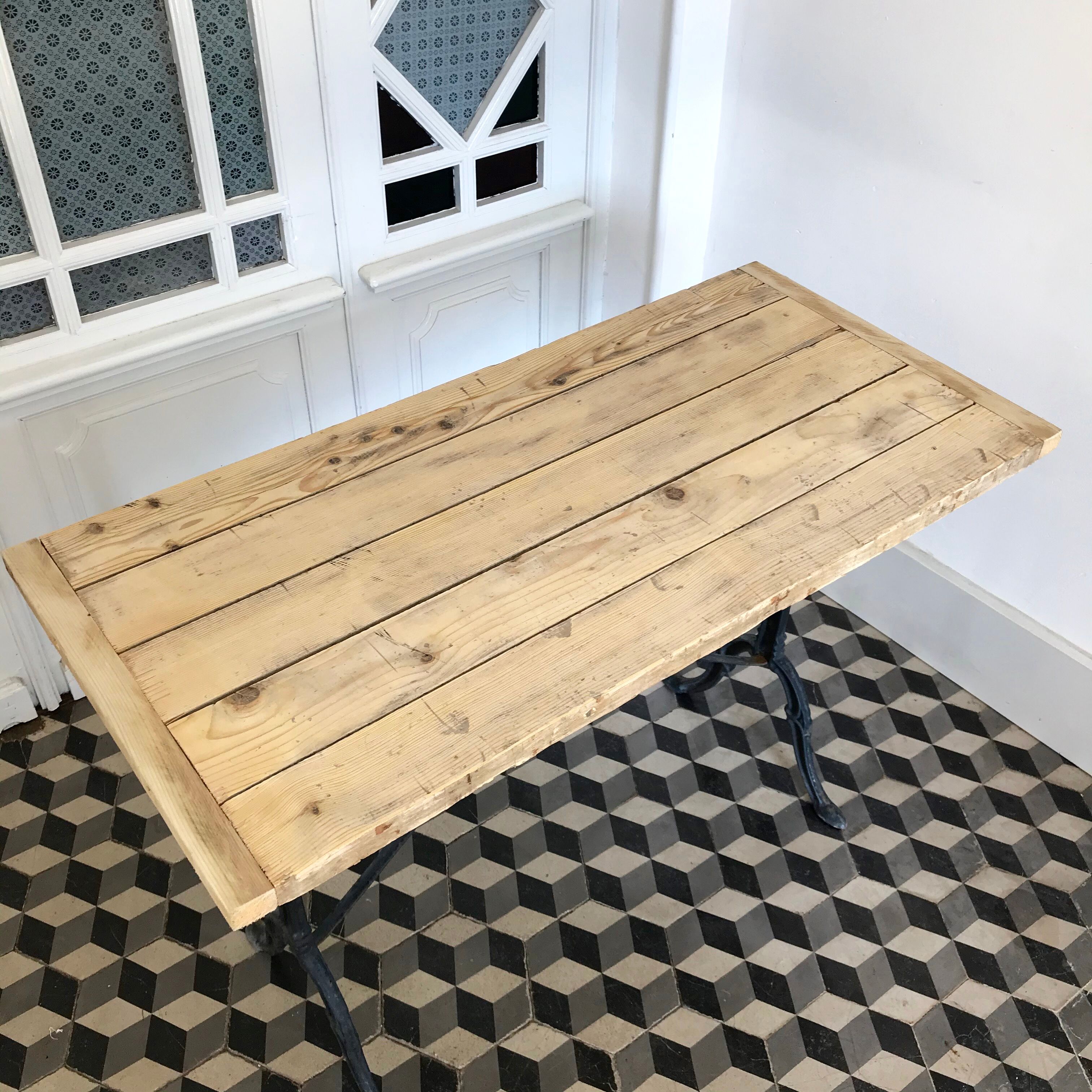 Old bistro table