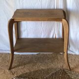 Old rectangular pedestal table