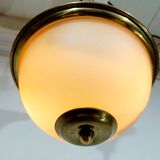 2-light brass ceiling light