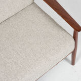 2-seater sofa design Sven Age Eriksen published by Glostrup 1960s.