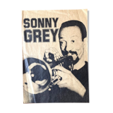 Bluesman Sonny Grey poster on Craft Paper