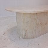 Italian marble coffee table 1980s
