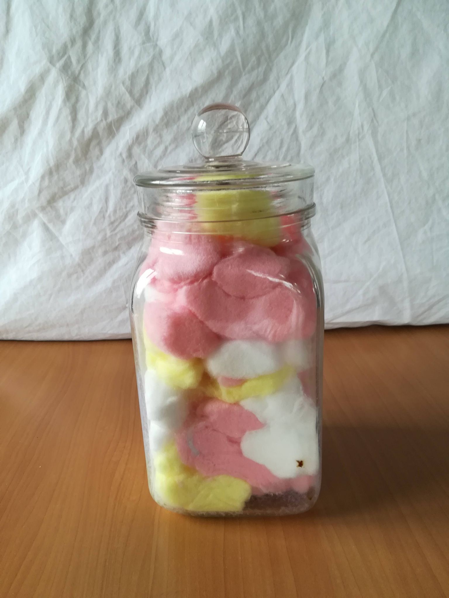 Bonbonnière carrée en verre 25cm