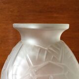Glass vase by Muller Brothers