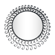 Miroir soleil noir 36,5cm