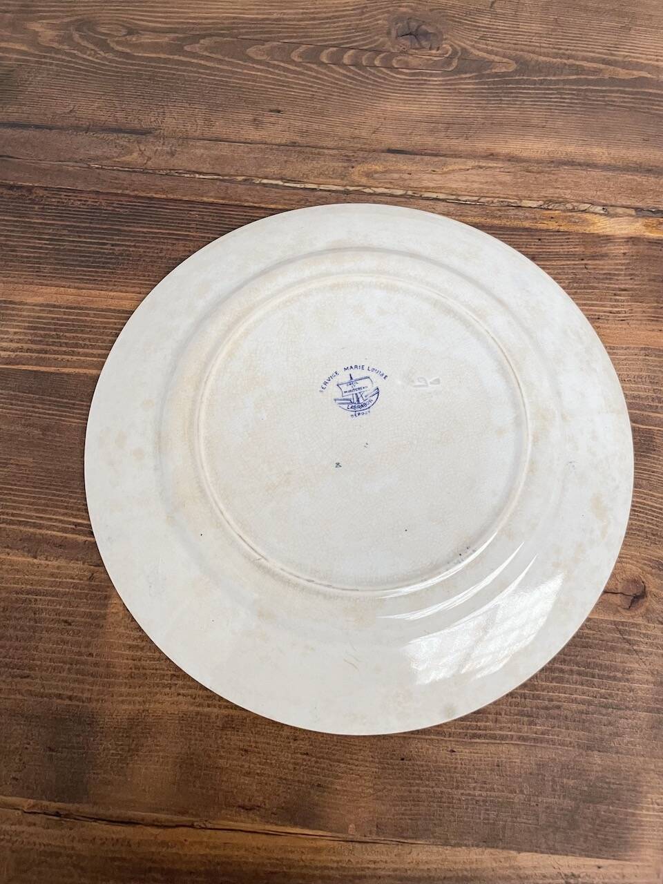 Set of 23 pieces of Marie Louise ironstone service