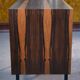 1960s Gabonese ebony chest of drawers with 8 drawers