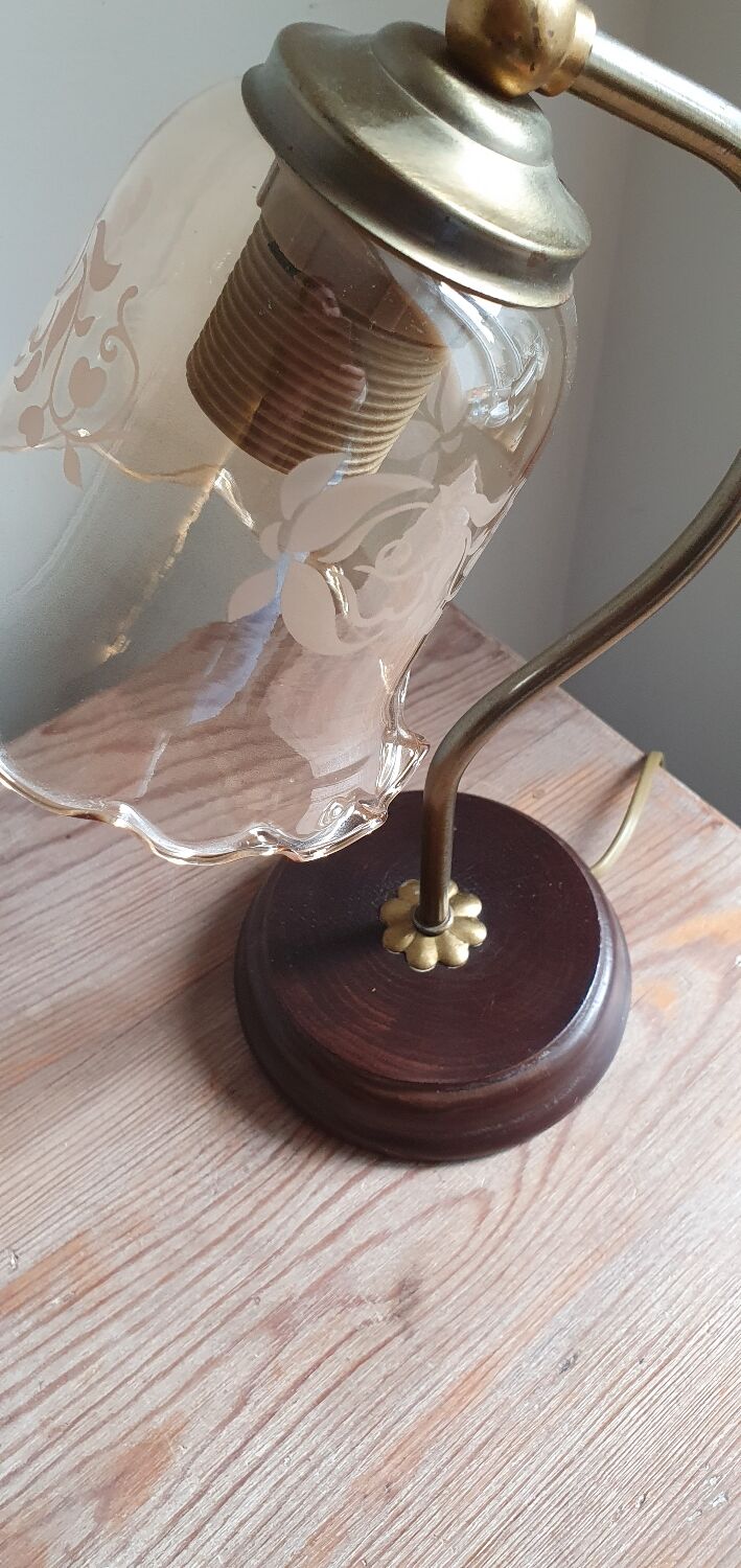 Lampe col de cygne et tulipe