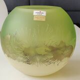 Handmade ball vase. Ambiente Zwiesel. Artistic look. 17x20cm