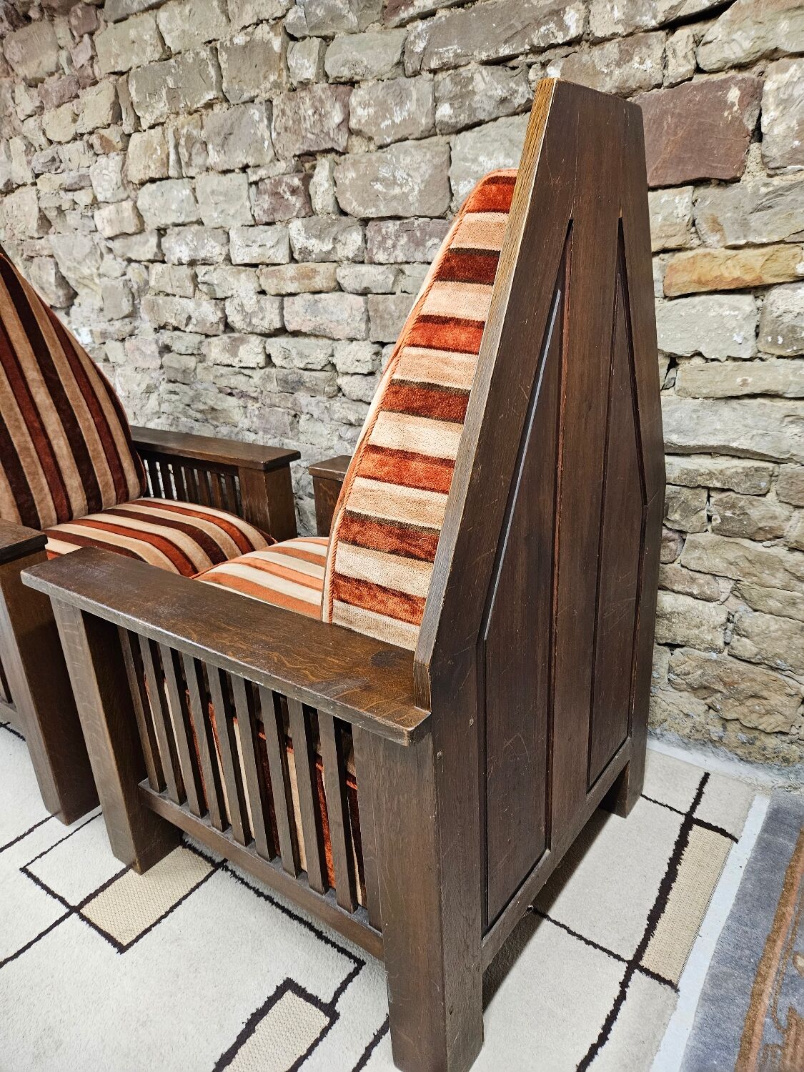 Pair armchair art deco