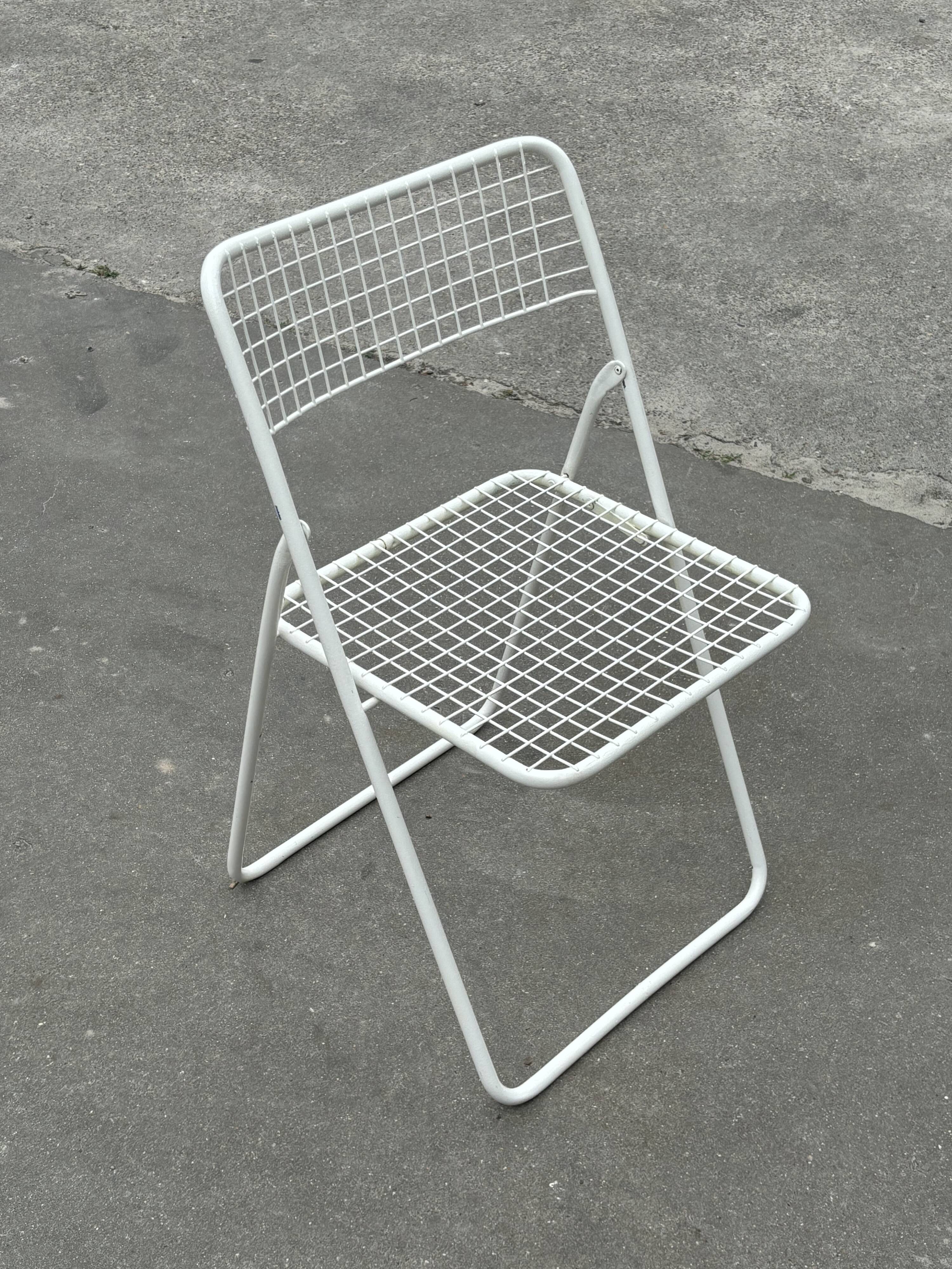Vintage Folding chair "Ted Net" by Niels Gammelgaard for Ikea 1976