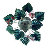 Italian flower ceiling light