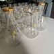 Crystal glassware set with decanter.