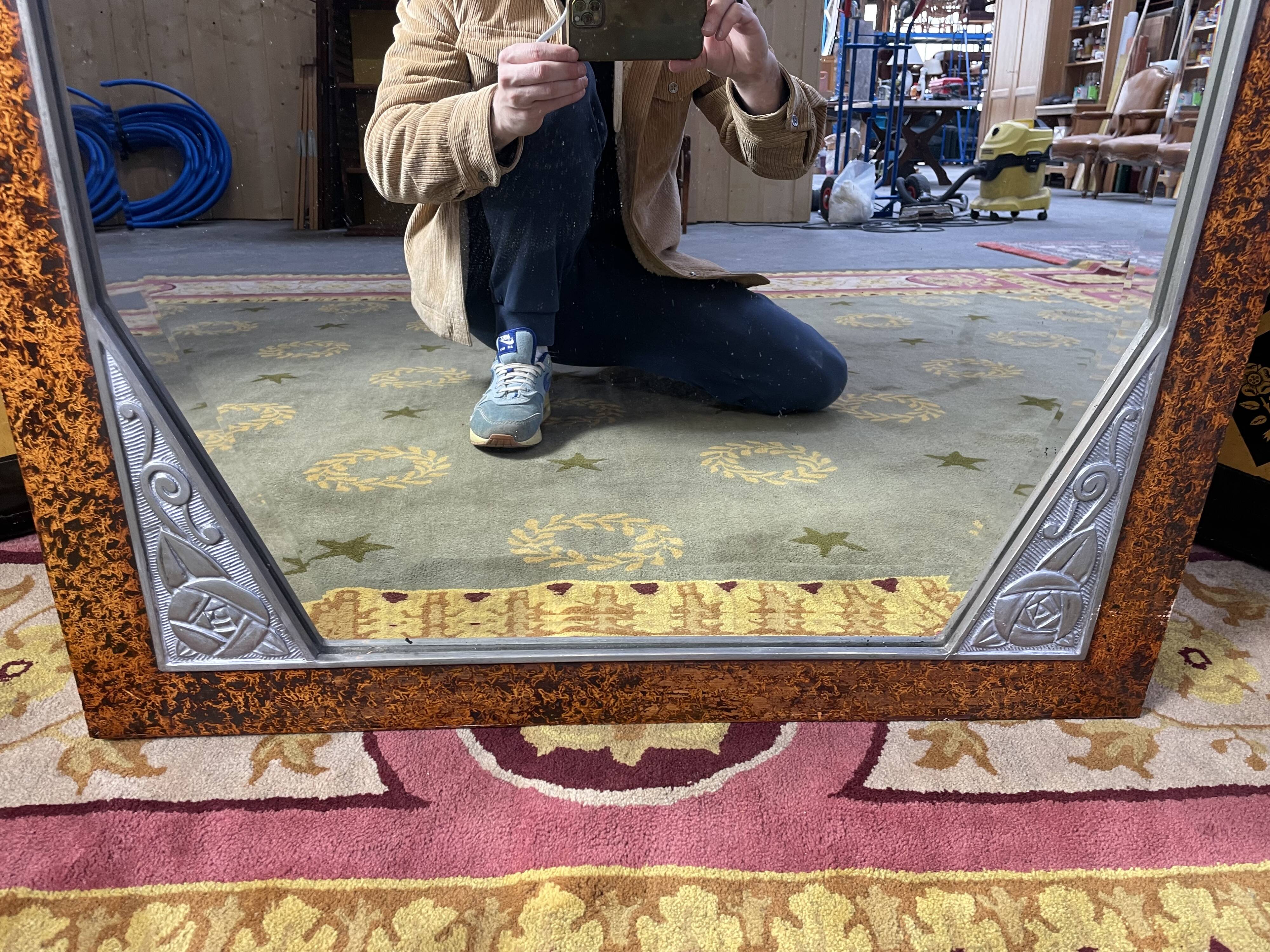 Art deco period mirror