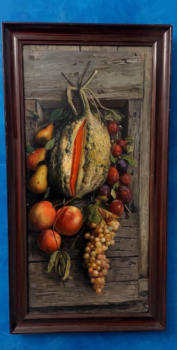 Zingoni Aurelio Florence 1853-1922, oil on canvas, still life