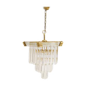 Vintage crystal Chandelier by Bakalowits & Sohne , 1980's