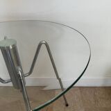 Table d'appoint verre design