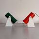 Pair of table lamps or wall lights in metal by Greene & Greene, 1970s, Germany.