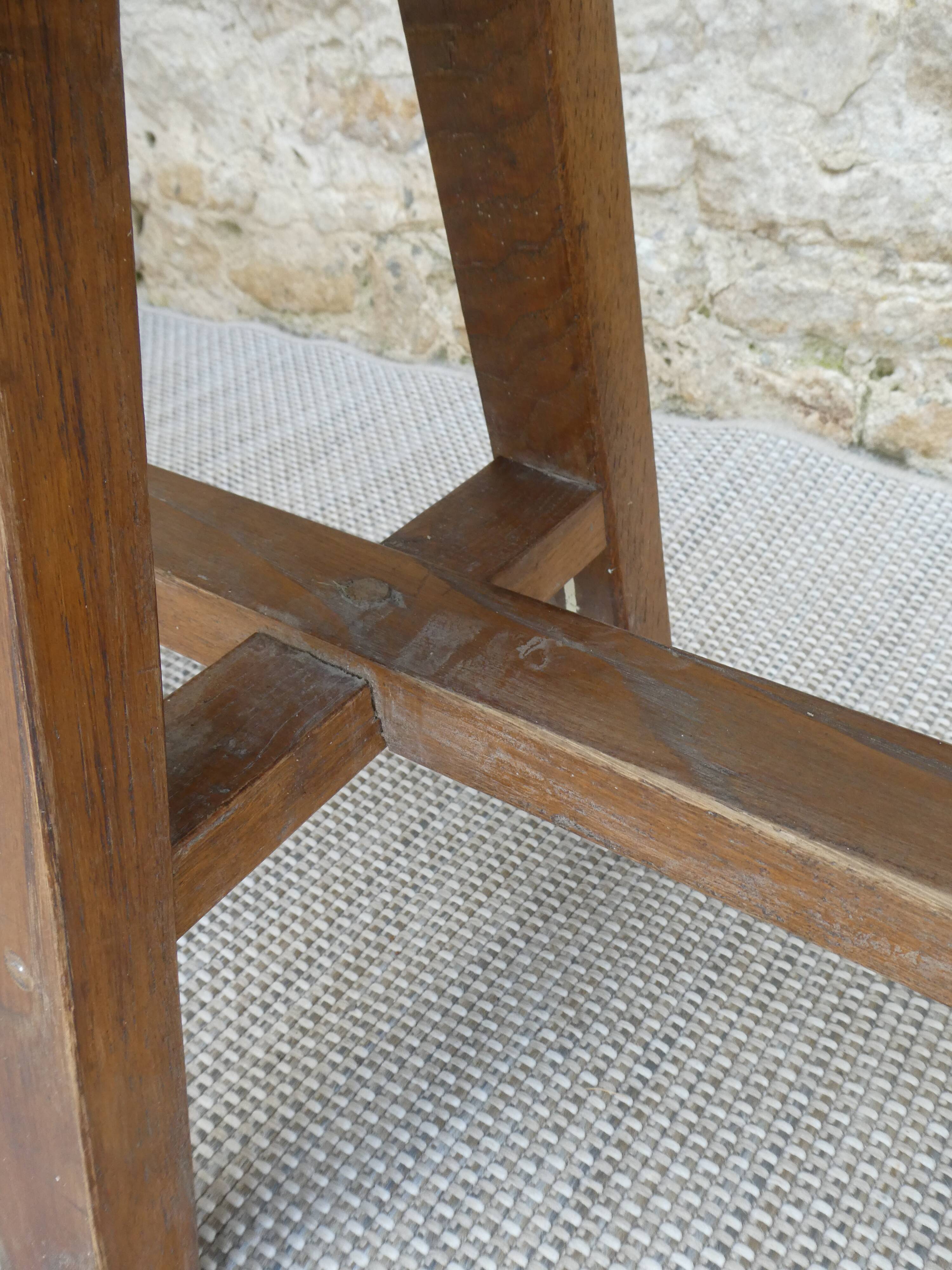 Solid wood farmhouse bench, 2m30