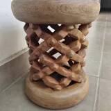Bamiléké African Stool Brown