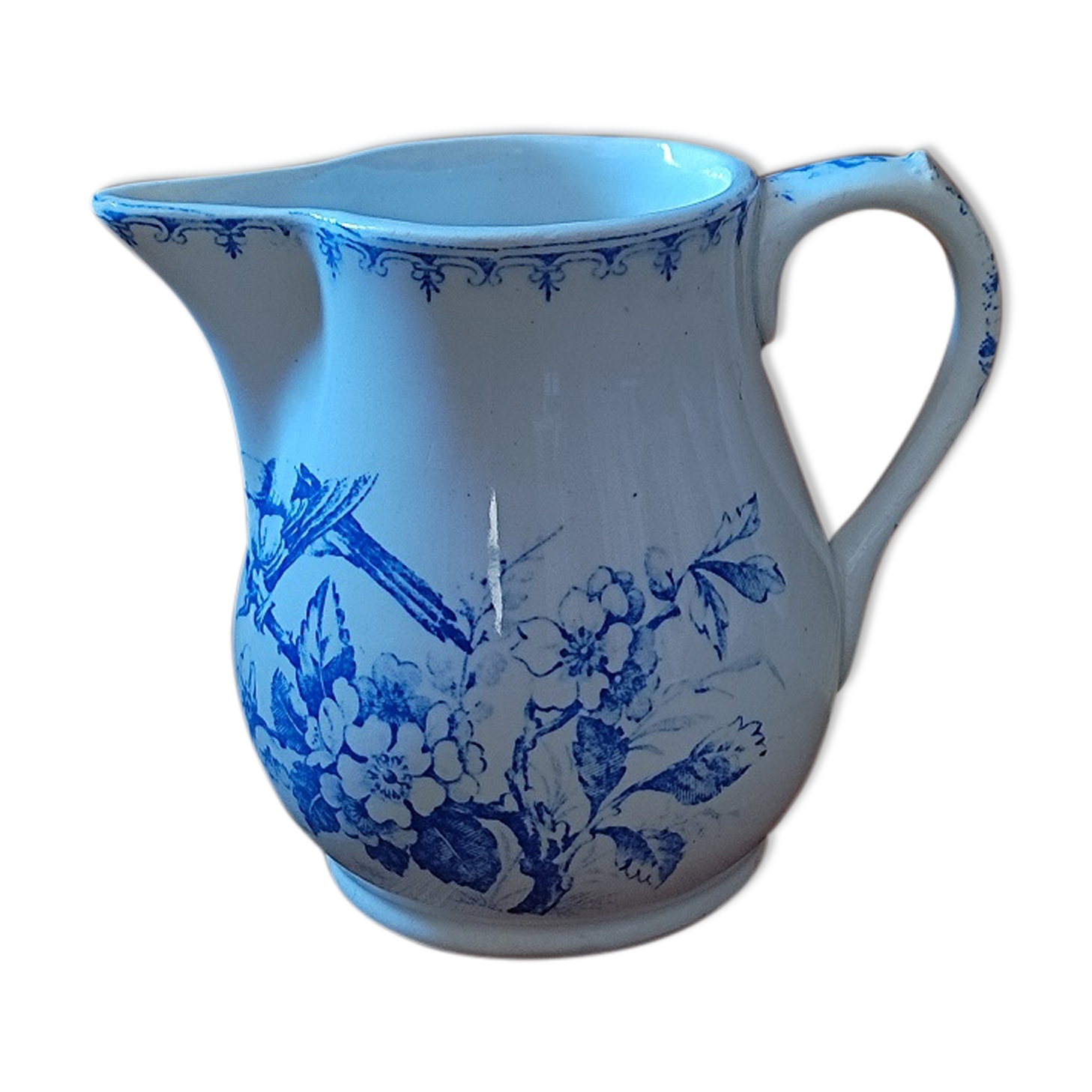 porcelain milk jar Lunéville Mes Anges