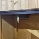 English oak wardrobe with drawers from the 1950s