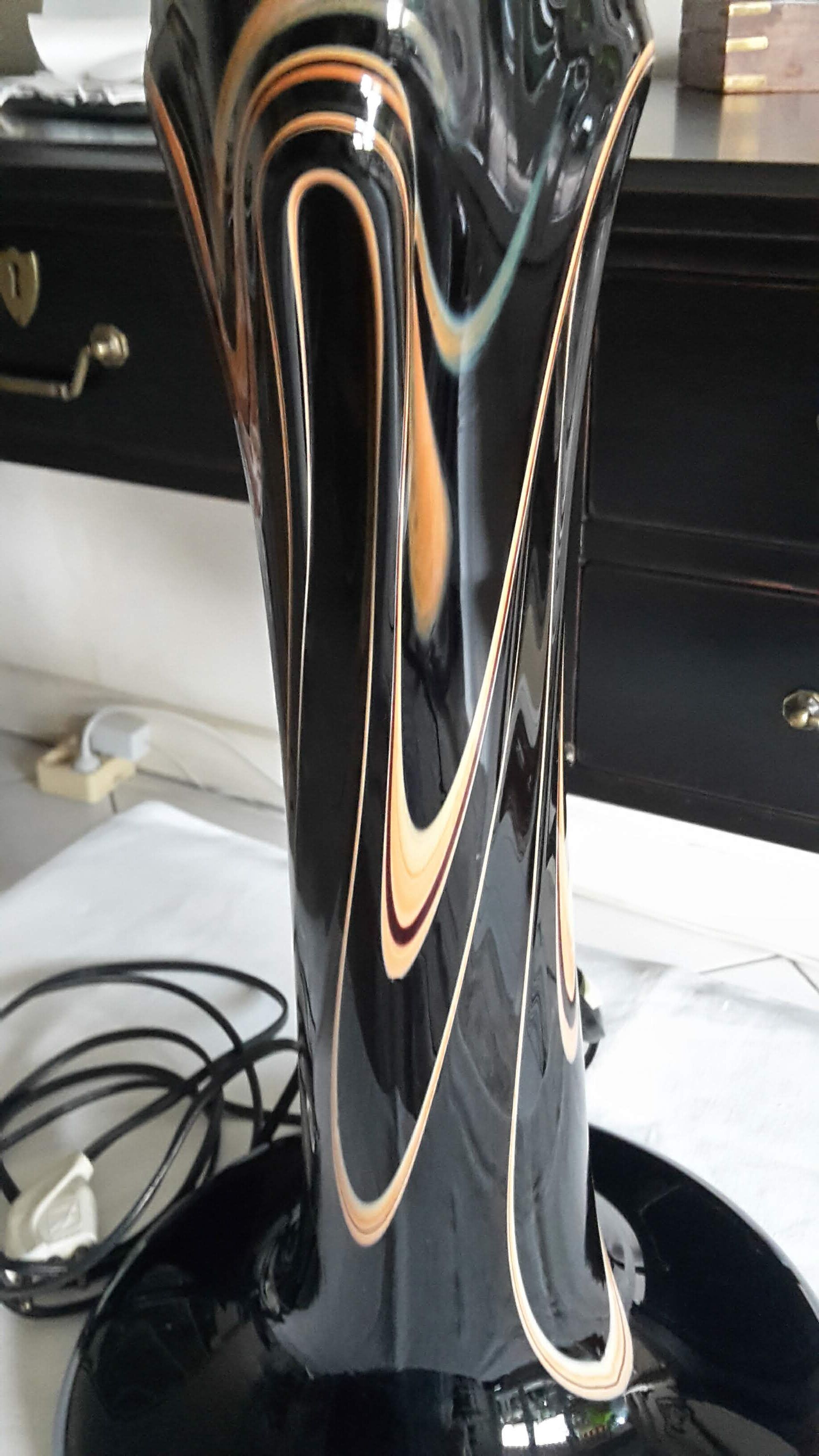 Maure-Vieil glassware lamp base