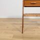 Mid-Century Teak and Rattan Console Table by Søren Rasmussen, Denmark, 1960