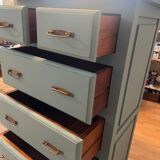 Nordic blue chest of drawers