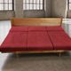 Czechoslovak mid-century sofa by Interiér Praha, 1960s – red bouclé