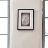Abstract interlacing drawing in black and white 5