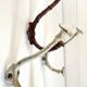 Lot pateres steel and porcelain vintage