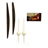 Pair of Michael Young Sticklight Lamps