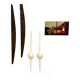 Pair of Michael Young Sticklight Lamps