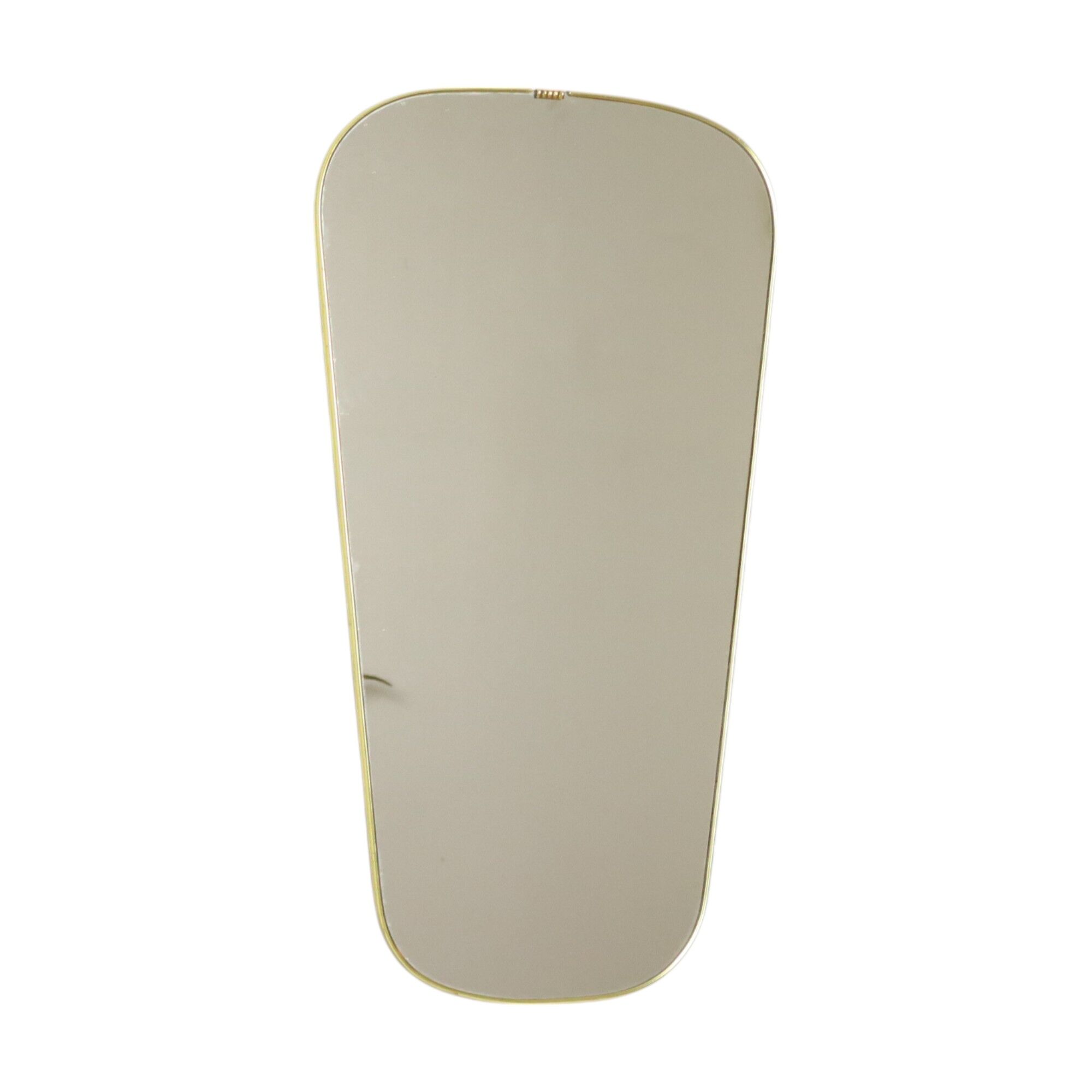 Vintage Rockabilly Freeform Mirror Gold Fifties Design 61cm