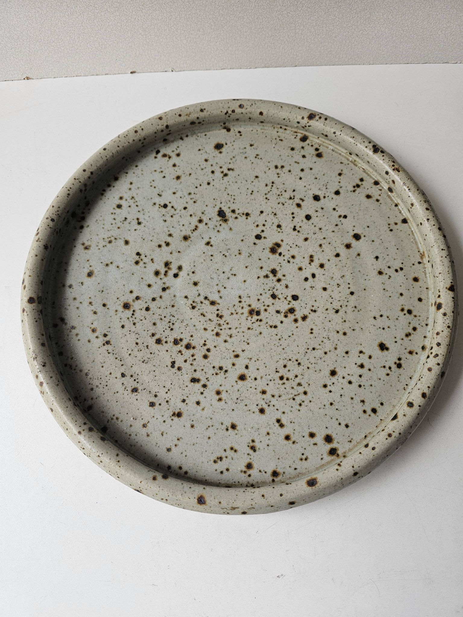 Ceramic stoneware plateau signed Gustave Tiffoche circa 1965