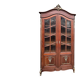 Louis XV style display cabinet. Hand-painted in gold, carved from solid oak.