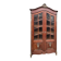 Louis XV style display cabinet. Hand-painted in gold, carved from solid oak.