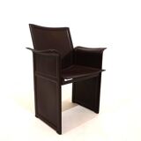 Set of 4 Matteo Grassi Korium dining/conference chairs by Tito Agnoli
