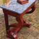 Console XIX Ème D'époque Restauration En Acajou