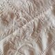 Large antique linen sheet monogrammed AH