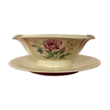 Saucière en porcelaine de Limoges crème