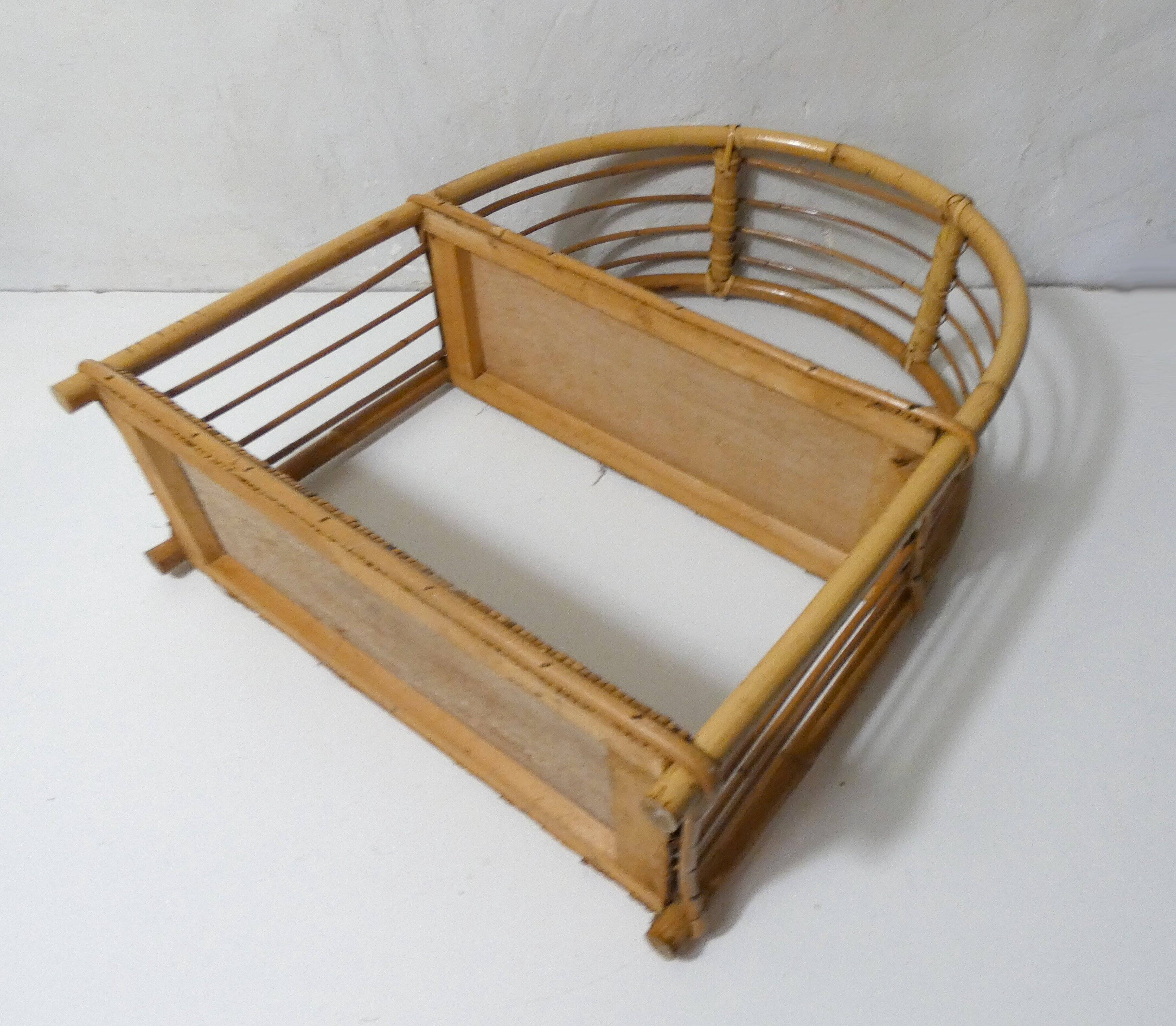 rattan shelf