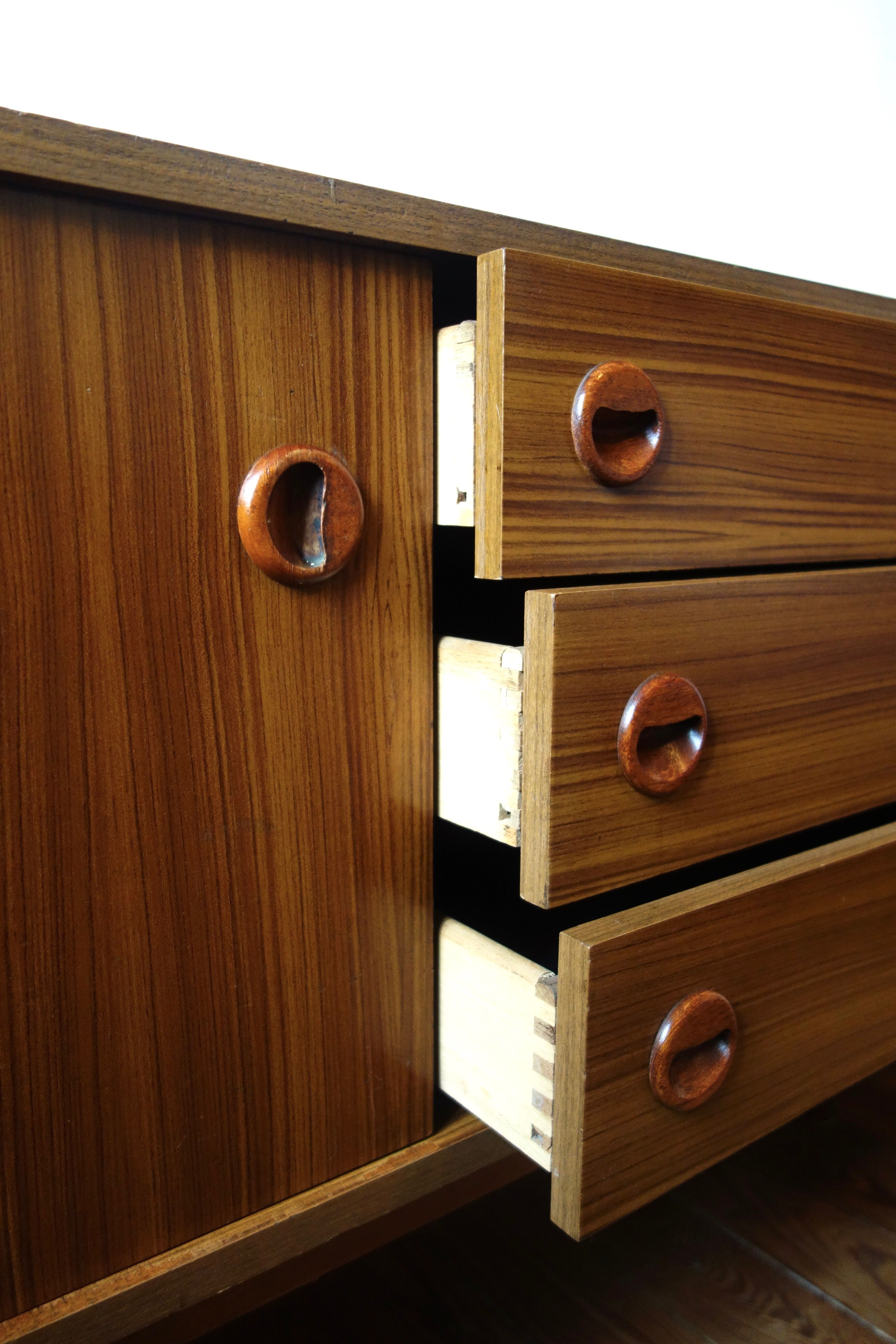 Enfilade scandinave en teck années 60